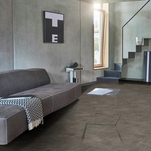 Vinyl Parador Trendtime 5 Minerál sivý minerálna štruktúra nadrozmerná dlažba 4V, 1750855, 914,4x457,2x2,5mm