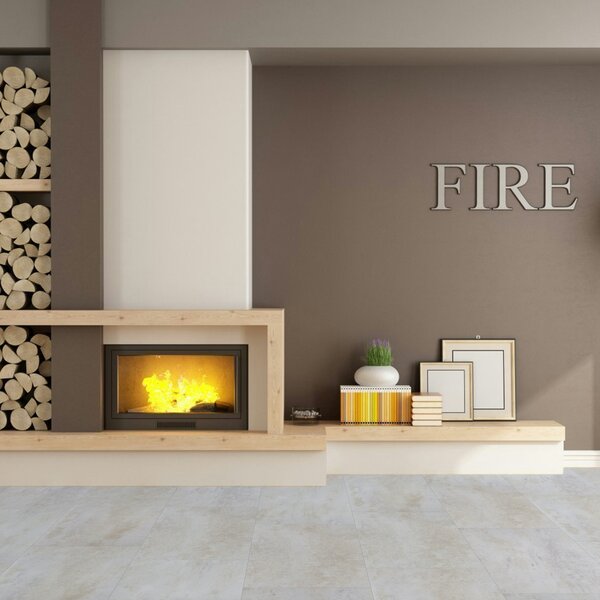 Vinyl Parador Trendtime 5 Dolomit biely minerálna štruktúra nadrozmerná dlažba 4V, 1750856, 914,4x457,2x2,5mm