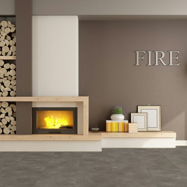 Vinyl Parador Trendtime 5 Kameň Trafalgar tmavo sivý minerálna štruktúra nadrozmerná dlažba 4V, 1750857, 914,4x457,2x2,5mm