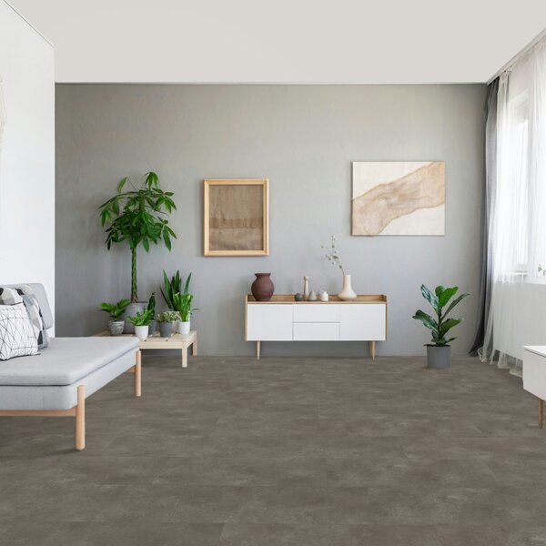 Vinyl Parador Trendtime 5 Kameň Trafalgar tmavo sivý minerálna štruktúra nadrozmerná dlažba 4V, 1750857, 914,4x457,2x2,5mm