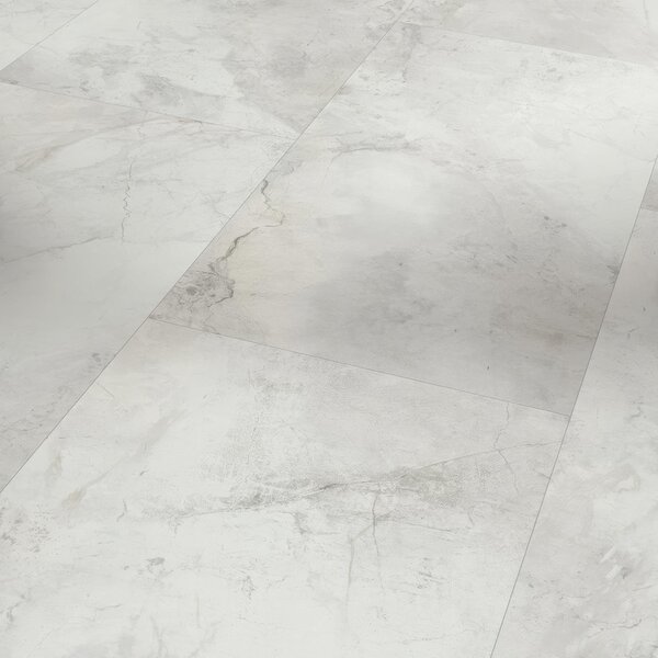 Vinyl Parador Trendtime 5 Mramor Abbey biely minerálna štruktúra nadrozmerná dlažba 4V, 1750859, 914,4x457,2x2,5mm