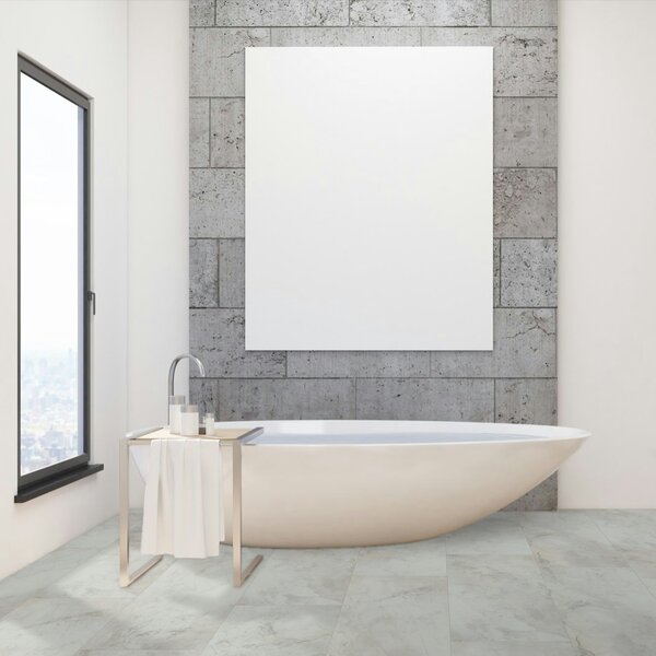Vinyl Parador Trendtime 5 Mramor Abbey biely minerálna štruktúra nadrozmerná dlažba 4V, 1750859, 914,4x457,2x2,5mm