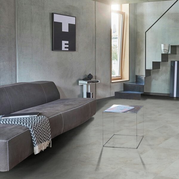 Vinyl Parador Trendtime 5 Mramor Abbey biely minerálna štruktúra nadrozmerná dlažba 4V, 1750859, 914,4x457,2x2,5mm