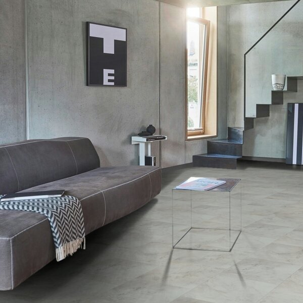 Vinyl Parador Trendtime 5 Mramor Abbey biely minerálna štruktúra dlažba 4V, 1750862, 457,2,4x457,2x2,5mm
