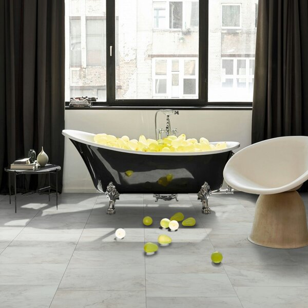Vinyl Parador Trendtime 5 Mramor Abbey biely minerálna štruktúra dlažba 4V, 1750862, 457,2,4x457,2x2,5mm