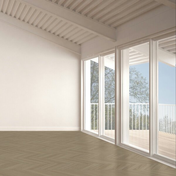 Vinyl Parador Trendtime 10 Chevron Dub Oxford pieskový matná štruktúra M4V, 1750864, 488x118x2,5mm