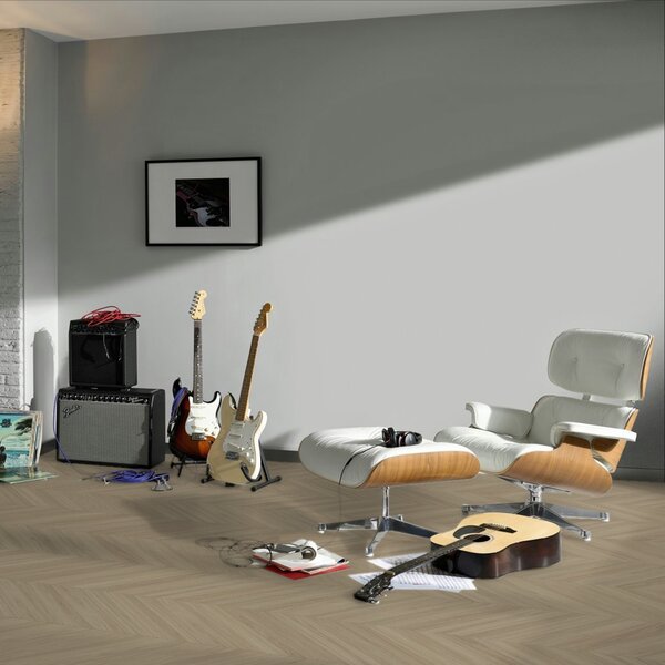 Vinyl Parador Trendtime 10 Chevron Dub Oxford pieskový matná štruktúra M4V, 1750864, 488x118x2,5mm