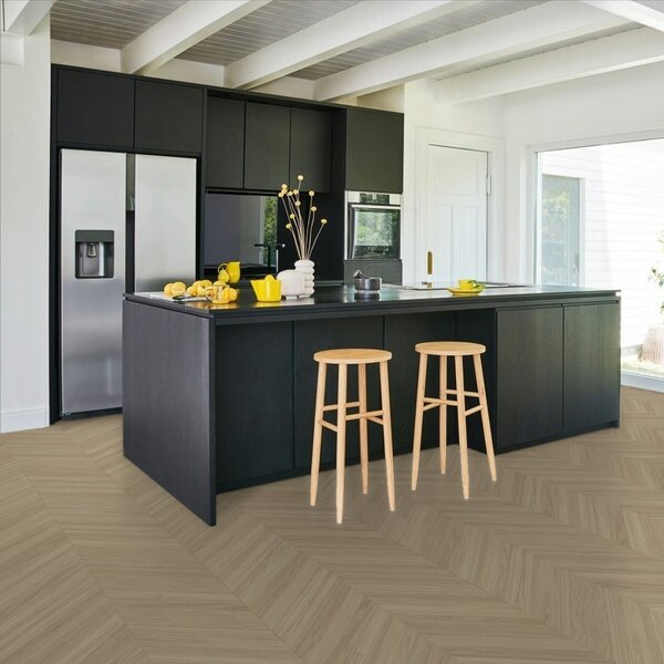Vinyl Parador Trendtime 10 Chevron Dub Oxford pieskový matná štruktúra M4V, 1750864, 488x118x2,5mm