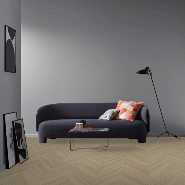 Vinyl Parador Trendtime 10 Chevron Dub Oxford pieskový matná štruktúra M4V, 1750864, 488x118x2,5mm