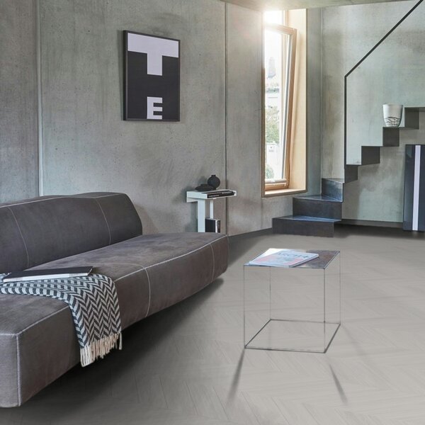 Vinyl Parador Trendtime 10 Chevron Dub Oxford biely matná štruktúra M4V, 1750865, 488x118x2,5mm