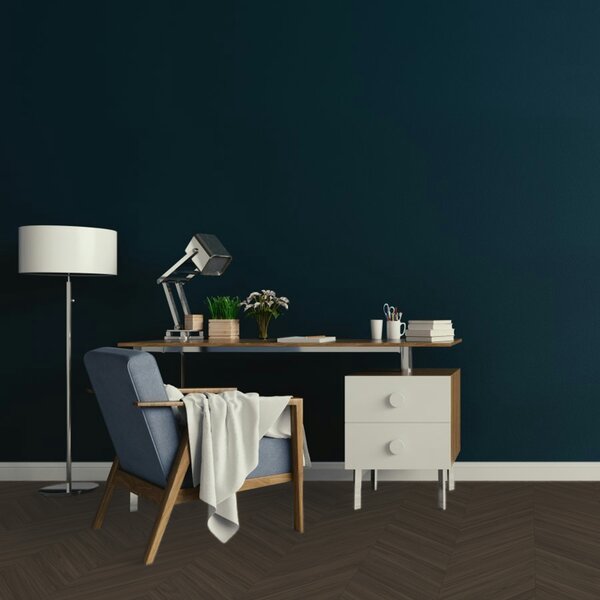 Vinyl Parador Trendtime 10 Chevron Dub Oxford tmavo hnedý štruktúra M4V, 1750866, 488x118x2,5mm