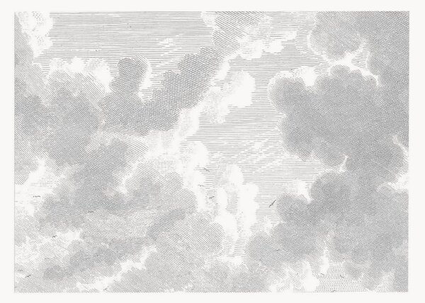 Vliesová tapeta Engraved Clouds