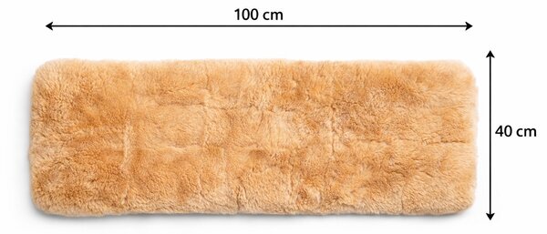 Podsedák prémium béžový 100x40 cm