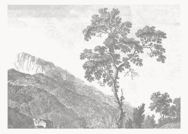 Vliesová tapeta Engraved Landscapes I