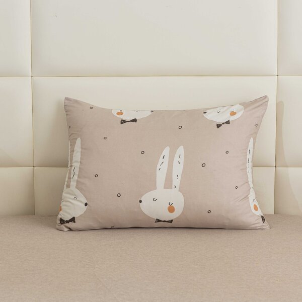 Plachta z mikrovlákna 140x240 cm a povlak na vankúš 50x70 cm WHITE RABBIT, béžové