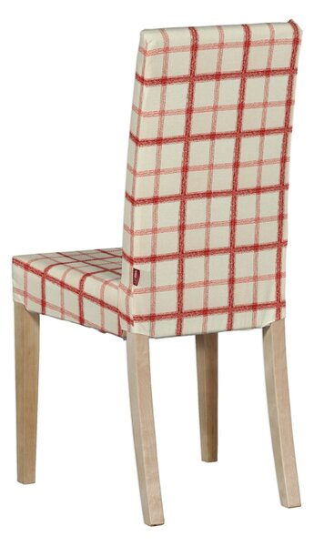 Návlek na stoličku Harry (krátky) farba produktu červená látka vzorované