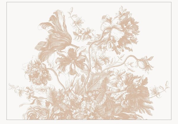 Vliesová tapeta Engraved Flowes