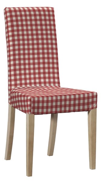 Návlek na stoličku Harry (krátky) farba produktu červená látka vzorované