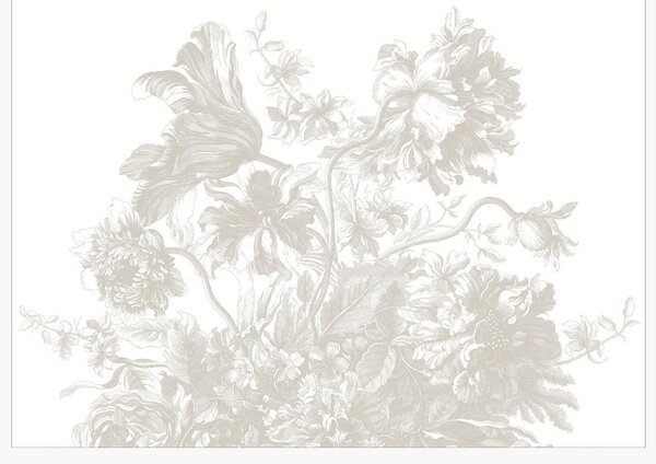 Vliesová tapeta Frans Uyterlinde - Engraved Flowers