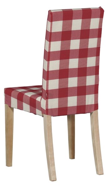 Návlek na stoličku Harry (krátky) farba produktu červená látka vzorované