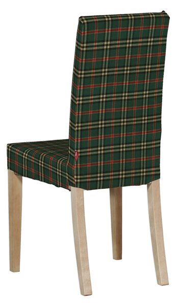 Návlek na stoličku Harry (krátky) farba produktu zelená látka vzorované
