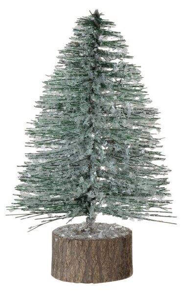 Malý zelený trblietavý vianočný stromček - Ø 9*15 cm - J-Line by Jolipa