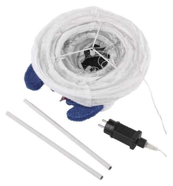 LED skladací snehuliak, 60 cm, vonk./vnút., studená biela (DCFC35)