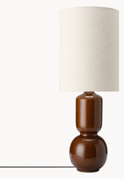 Ľanová stolová lampa Nora