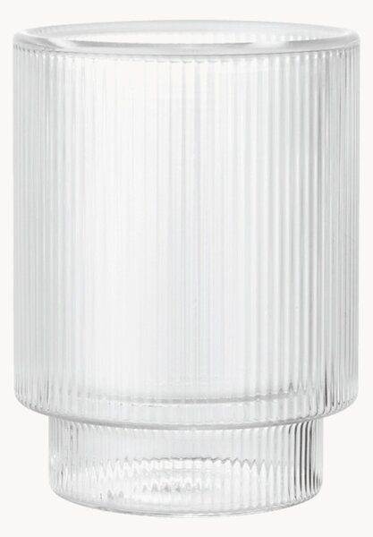 Ručne fúkané dvojstenné poháre Ripple, 2 ks, 220 ml