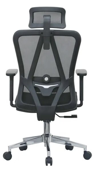 Kancelárska ergonomická stolička Neoseat BOROSI — čierna, nosnosť 150 kg