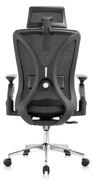 Kancelárska ergonomická stolička Neoseat STEVEN — čierna, nosnosť 150 kg
