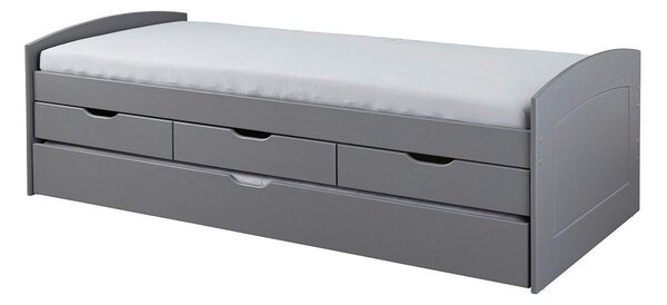 POSTEĽ S ÚLOŽNÝM PRIESTOROM, 90/200 cm sivá Carryhome - Online Only spálne, Online Only