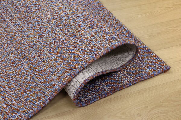 Devos Caby (DC Carpets) , TRHÁK: Kusový koberec Terazza 21241 Multi/Blue/Red – na von aj na doma, 120x170, viacfarebná, chodba / predsieň