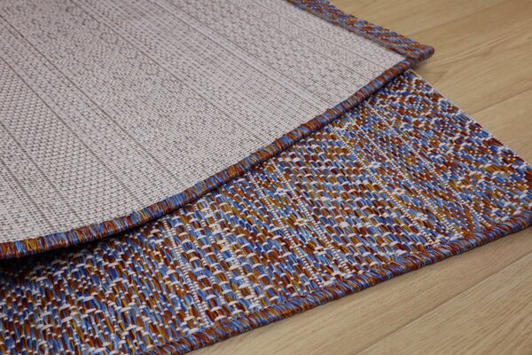 Devos Caby (DC Carpets) , TRHÁK: Kusový koberec Terazza 21241 Multi/Blue/Red – na von aj na doma, 120x170, viacfarebná, chodba / predsieň