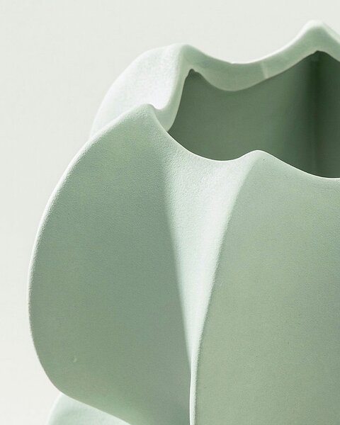 Váza Petal Green 20x21 cm