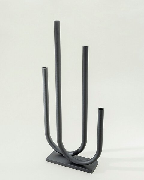 Kovový svietnik Sculptura 30x9x69 cm
