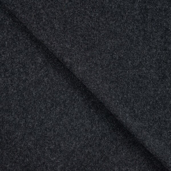 Metráž Funkčný fleece 100% Merino vlna 280g - Sivá antracitová