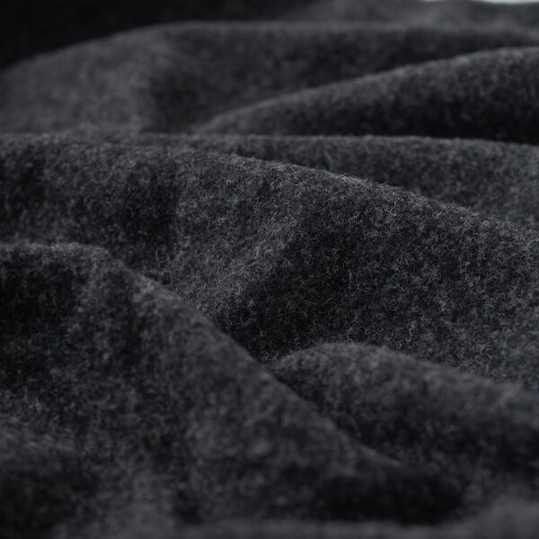 Metráž Funkčný fleece 100% Merino vlna 280g - Sivá antracitová