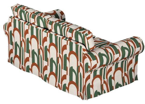 Poťah na sedačku Ektorp (rozkladacia, pre 2 osoby) NOVÝ MODEL 2012 farba produktu zelená látka zapletaná, vzorované