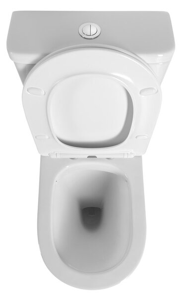 Sapho Sapho, INFINITY RIMLESS WC kombi misa s nádržkou, spodný/zadný odpad, biela, PC105WR