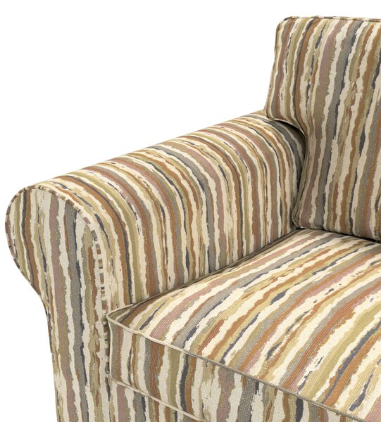 Poťah na sedačku Ektorp (nerozkladá sa, pre 3 osoby) farba produktu béžová látka zapletaná, vzorované