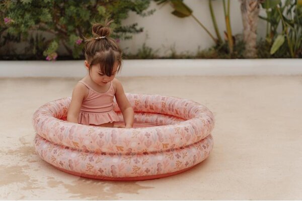 LITTLE DUTCH Bazénik nafukovací 80 cm Ocean Dreams Pink 2012389LD