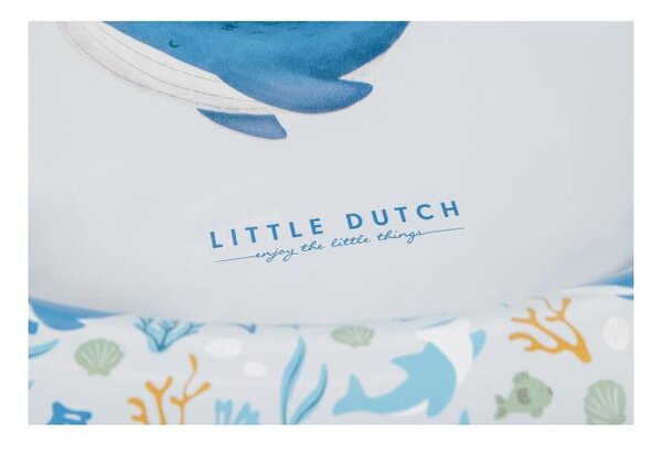LITTLE DUTCH Bazénik nafukovací 80 cm Ocean Dreams Blue 2012388LD