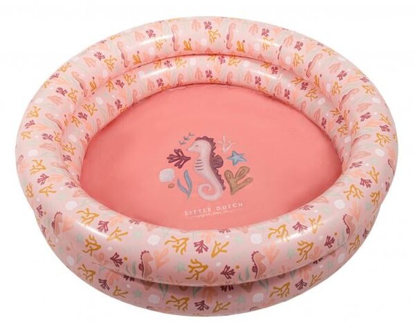 LITTLE DUTCH Bazénik nafukovací 80 cm Ocean Dreams Pink 2012389LD