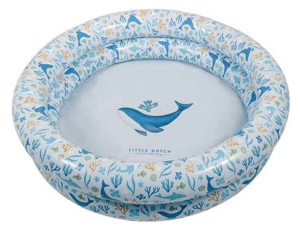 LITTLE DUTCH Bazénik nafukovací 80 cm Ocean Dreams Blue 2012388LD