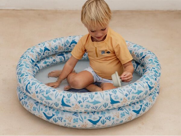 LITTLE DUTCH Bazénik nafukovací 80 cm Ocean Dreams Blue 2012388LD