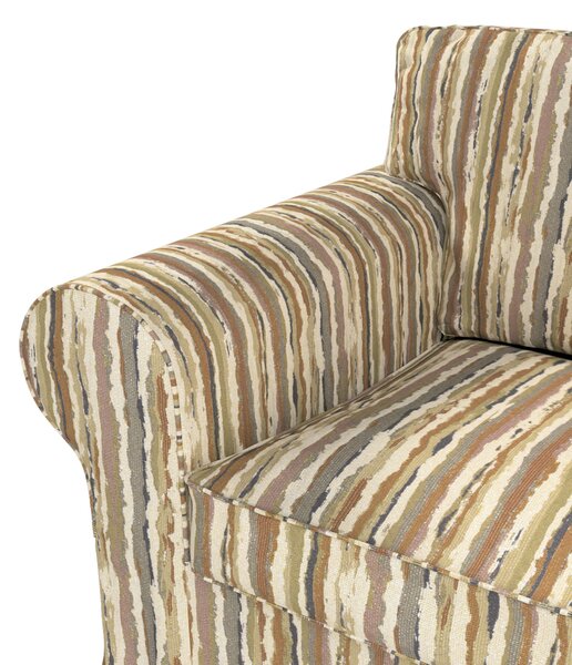 Poťah na kreslo Ektorp farba produktu béžová látka zapletaná, vzorované