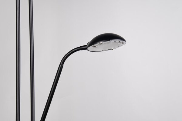 TRIO Reality R42292132 SPOCK stojacia lampa v1800mm SMD LED 19, 5W/2200, 500lm 3000K čierna matná