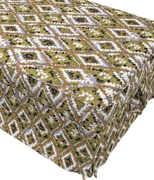 Poťah na podnožku Ektorp Bromma farba produktu viacfarebná látka zapletaná, vzorované