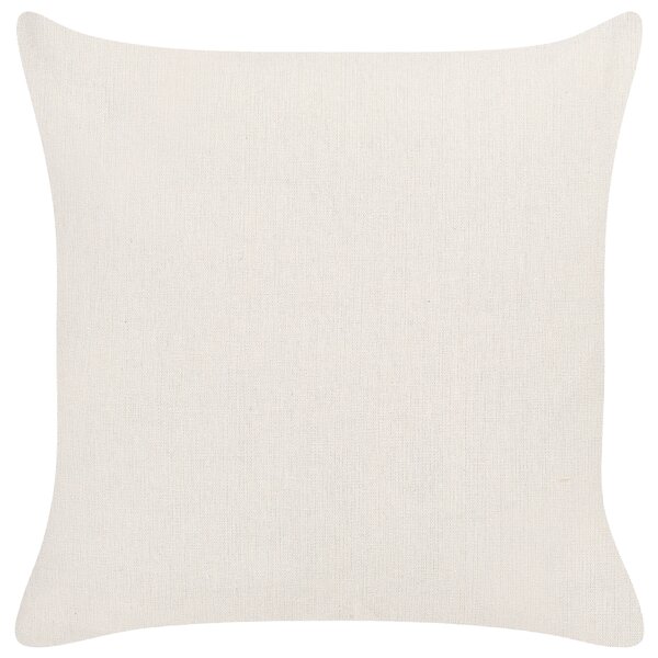 Sada 2 dekoratívnych vankúšov viacfarebná bavlna ľan polyester 45 x 45 cm snímateľné obliečky so zipsom moderná tradičná obývačka